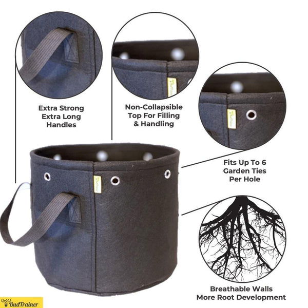 BudTrainer BudPot Fabric Pot 10 Gallon Astral Grow