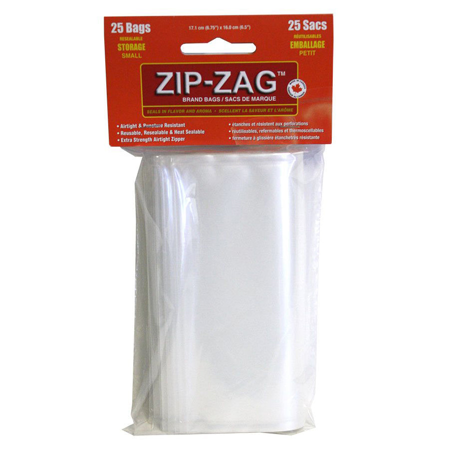 Zip-Zag Original Small Bags - 25 Pack