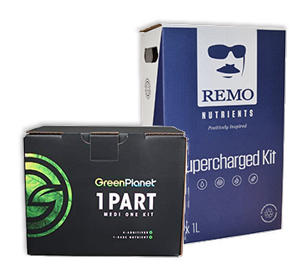 Complete nutrient kits go from grow to bloom with these nutrient kits by Remo nutrients, Green Planet, Diablo Professional Starter Kit, Cyco Pro Kit Sugar Rush and more