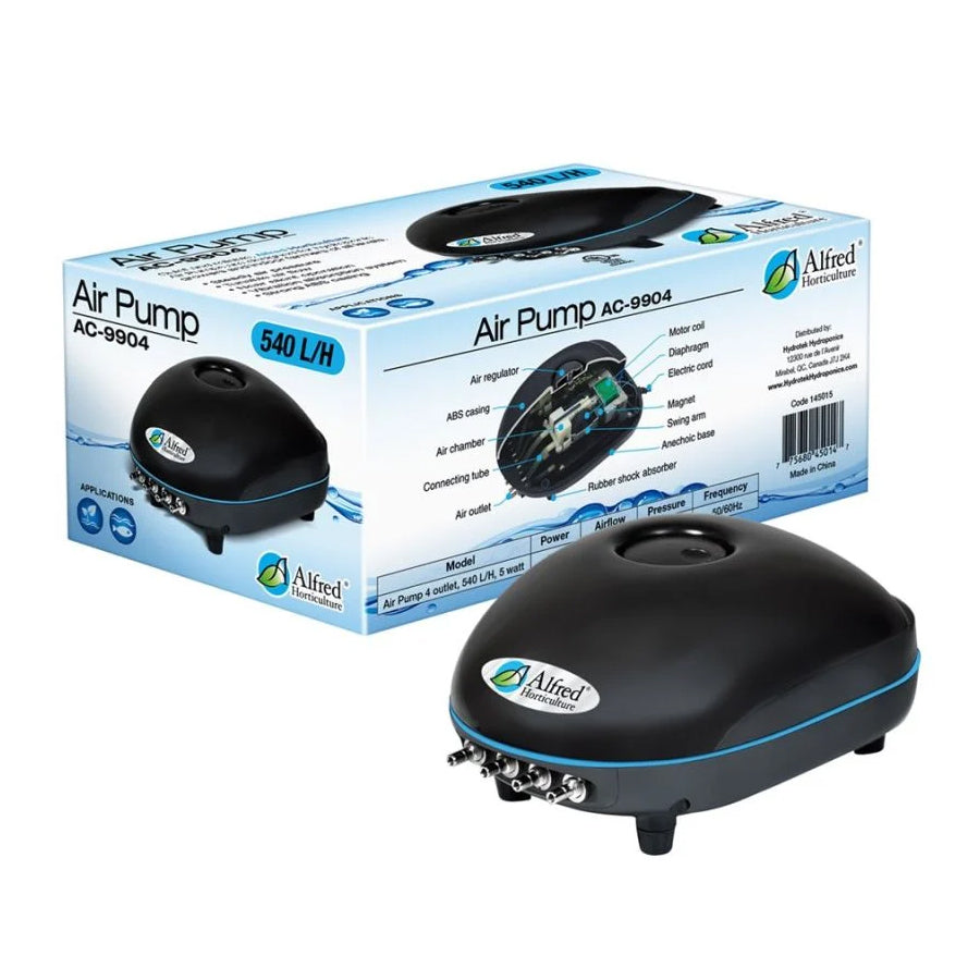 Alfred Air Pump 4 Outlets 9L/min 5W