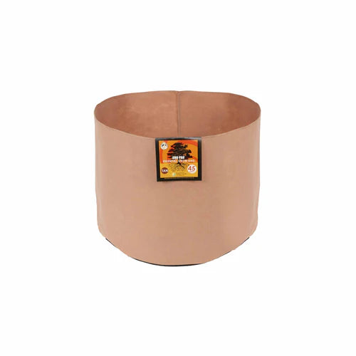 Gro Pro Essential Round Fabric Pot 45 gallon - Tan