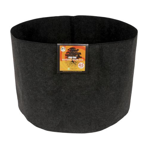 Gro Pro Essential Round Fabric Pots - Black