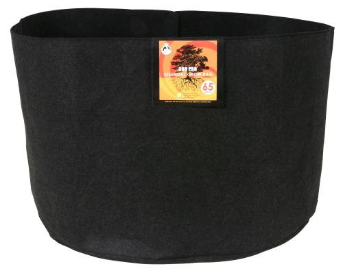 Gro Pro Essential Round Fabric Pots - Black