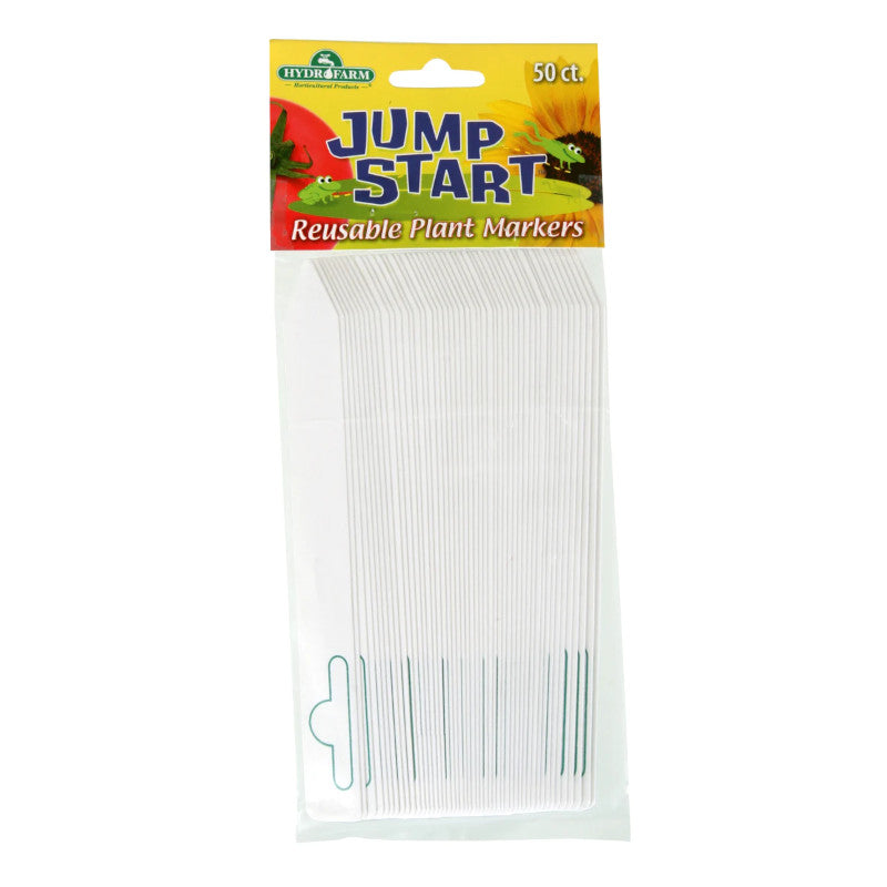 Plant Stake Labels White 6"x5/8" - 50 pack