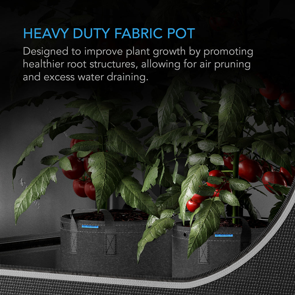 AC Infinity Heavy Duty Fabric pots 5 gallon - 5 pack