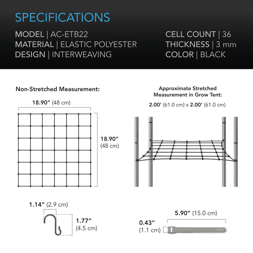 AC Infinity Trellis Netting