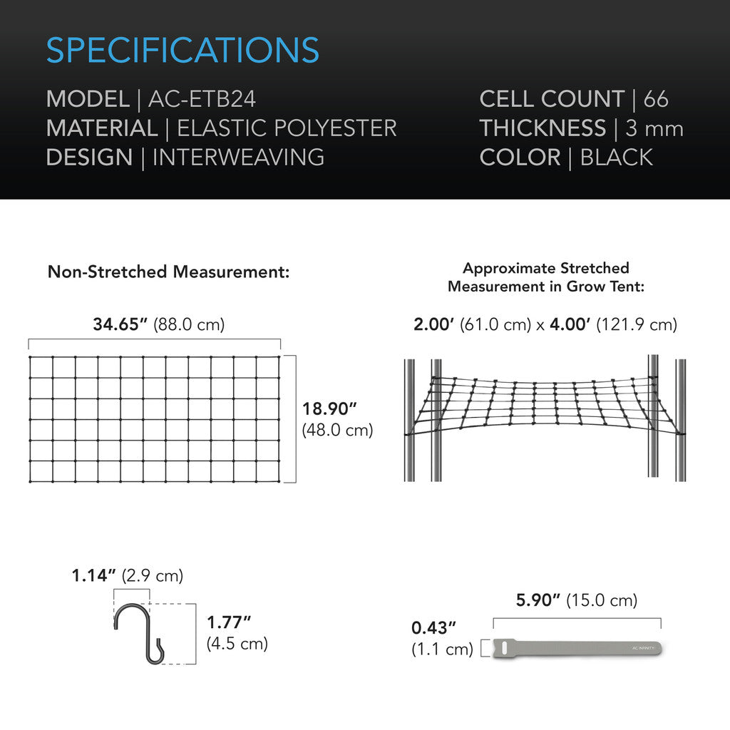 AC Infinity Trellis Netting