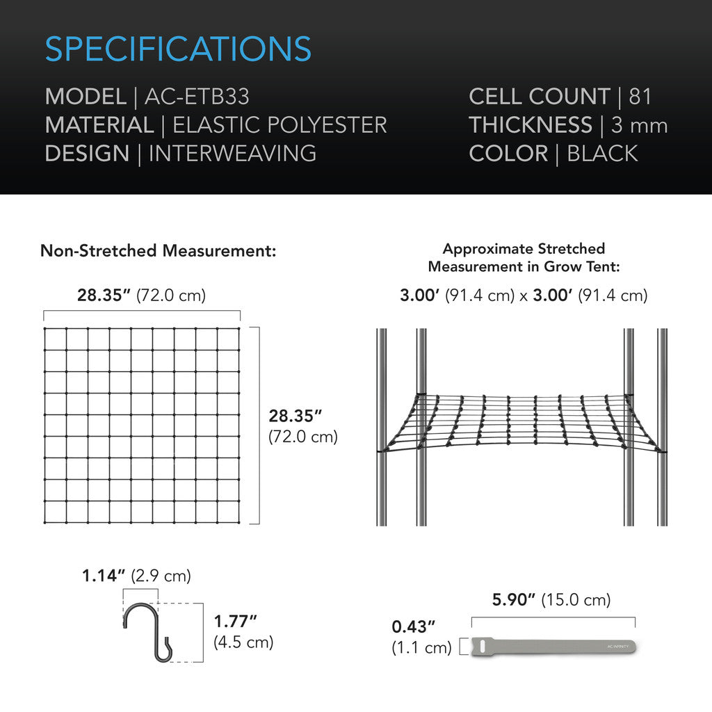 AC Infinity Trellis Netting