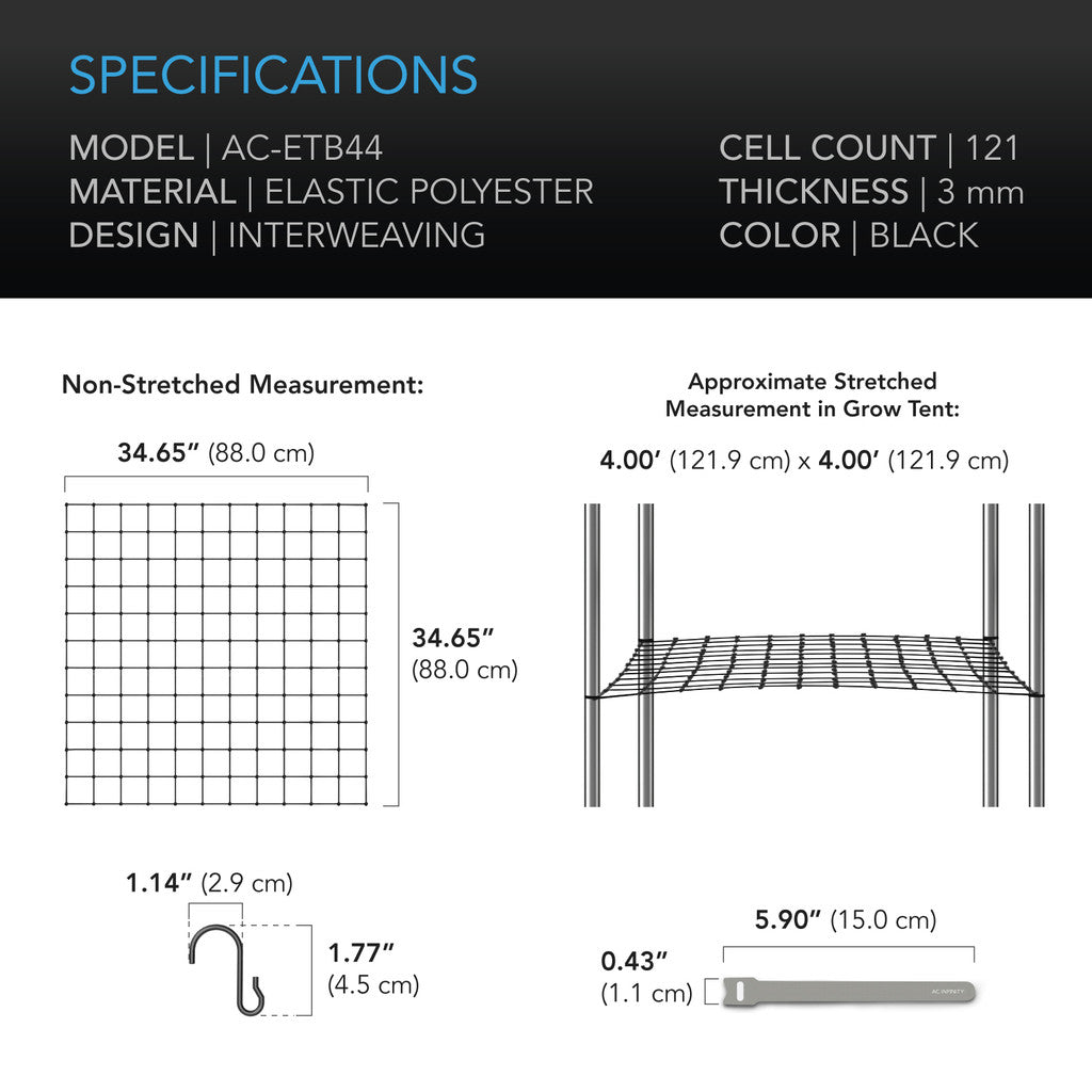 AC Infinity Trellis Netting