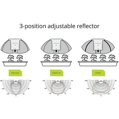 3-Position Adjustable Reflector