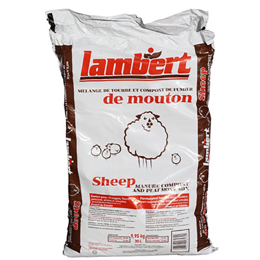 Lambert Sheep Manure Compost and Peat Moss Mix 30L (9kg) Bag