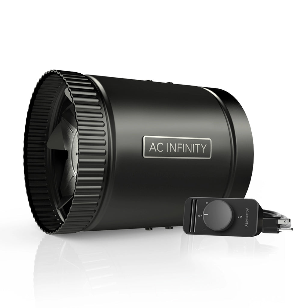 AC Infinity Raxial Inline Duct Booster Fan with Speed Controller