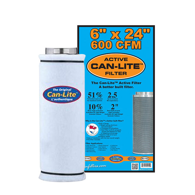 Can-Fan Can-Lite Carbon Filter 6" x 24" / 600 CFM