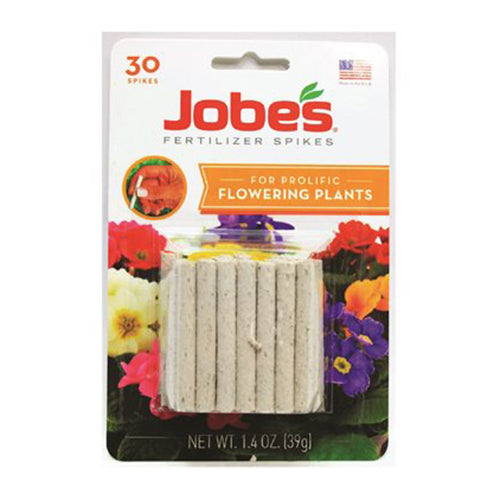 Jobe's Flowering Plant Fertilizer Spikes - 30 pack - 10-10-4