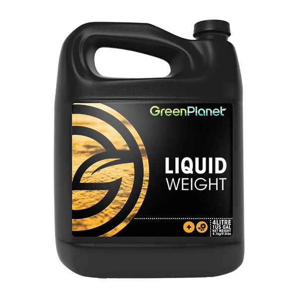 Green Planet Nutrients Liquid Weight Supplies a readily available blend of carbohydrates to support beneficial microbes. Liquid Weight is a supplement blend of simple and complex carbohydrates that support the plant and beneficial microbial life in the root zone. This leads to an increase in the absorption of essential nutrients that help develop impressive aromatic flowers and fruits.