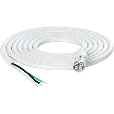 PHOTOBIO X White Cable Harness, 16AWG w/leads, 10'