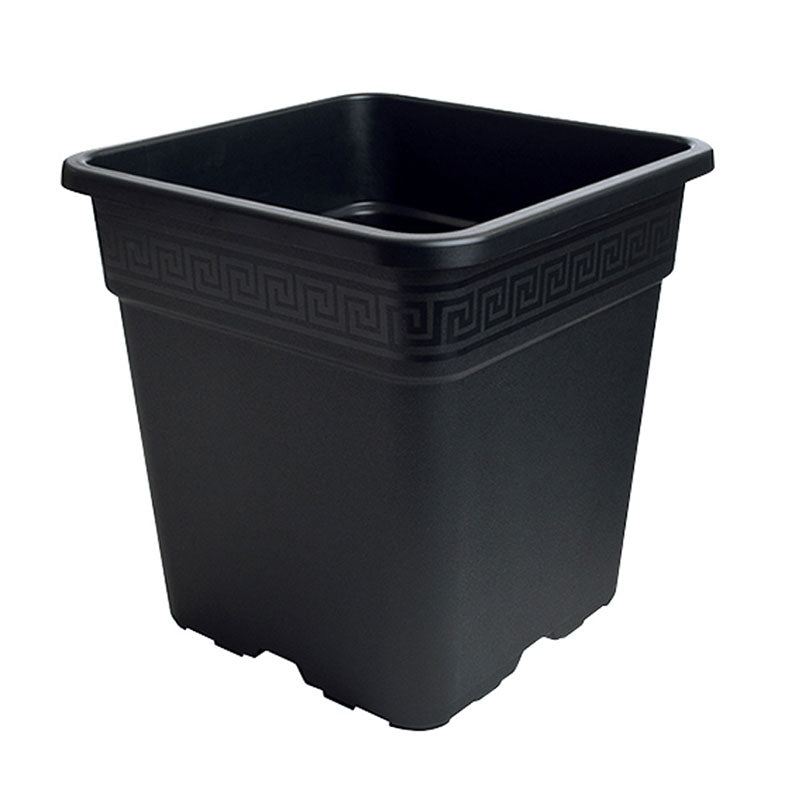 Premium Black Square Pot - 1 Gallon (5L)