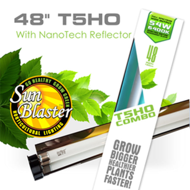 SunBlaster T5 HO Combo w/ Nanotech Reflector 48" / 54W