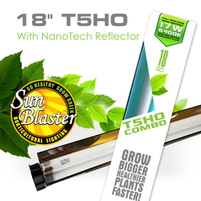 SunBlaster T5 HO Combo w/ Nanotech Reflector 18" / 17W