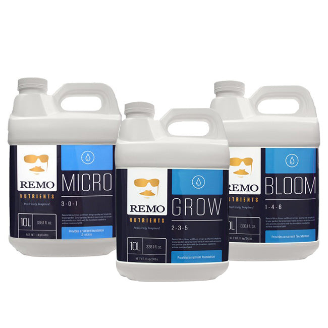 Remo Nutrients 10 Litre Trio - Micro, Grow, Bloom